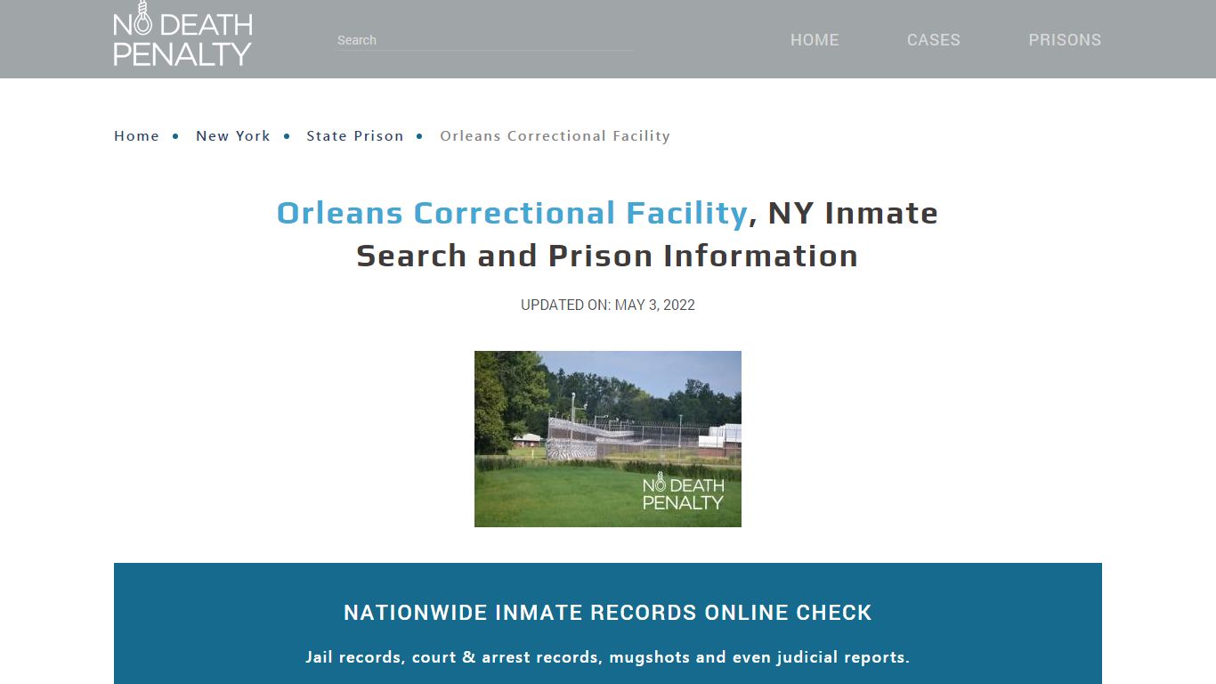 Orleans Correctional Facility, NY Inmate Search ...